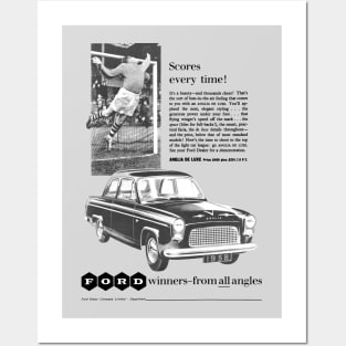 FORD ANGLIA DE LUXE - advert Posters and Art